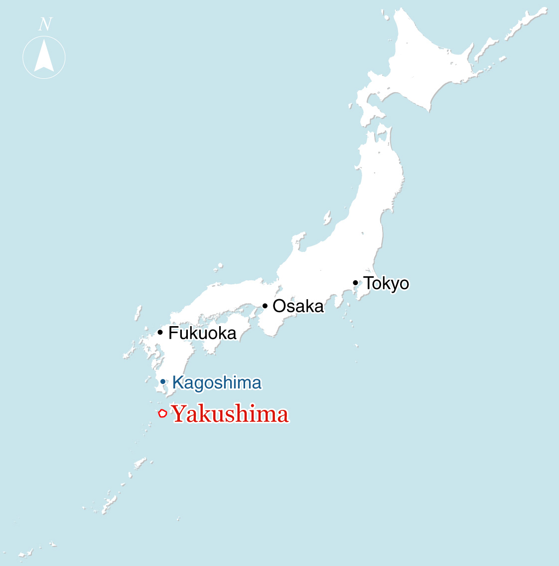 Where in Japan is Yakushima?